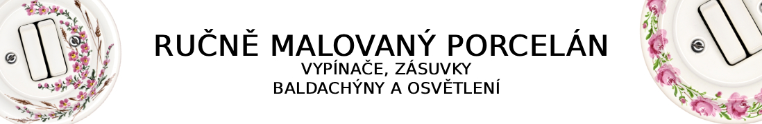 Ručně malovaný porcelán