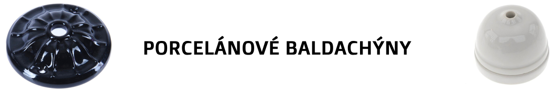 Porcelánové baldachýny