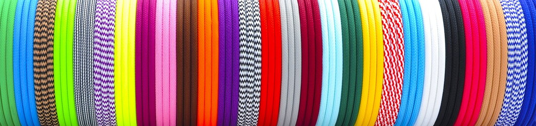 Textilní opletené kabely