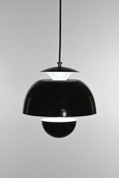 Solvani nero – závěsné svítidlo Ø25 cm LED 3CCT