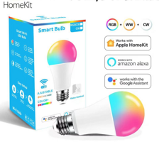 Žárovka E27 pro Apple HomeKit RGBCW