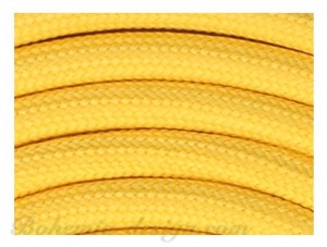 Textilní kabel žlutá