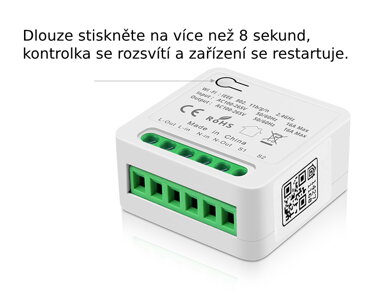 Restart chytrého vypínače