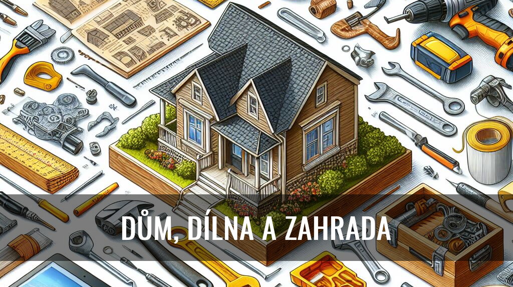 Sortiment dům, dílna a zahrada