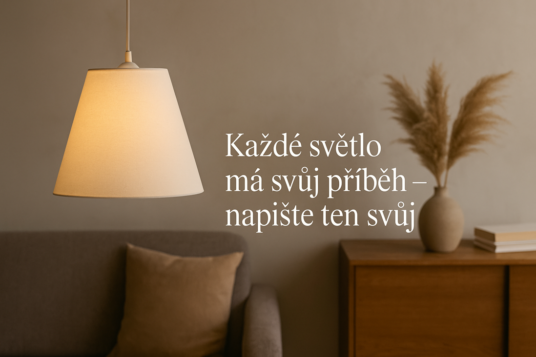 Originální stínidla na lustry