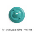 Baldachýn kov k lustrům Ø 145 mm, různé barvy