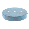 Baldachýn kov plochý k lustrům Ø 95 mm, 3–5 otvorů, patina Měděná oxidace