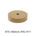 Baldachýn kov plochý k lustrům Ø 95 mm, různé barvy