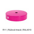 Baldachýn kov plochý k lustrům Ø 95 mm, různé barvy