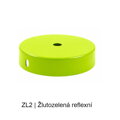 Baldachýn kov plochý k lustrům Ø 95 mm, různé barvy