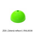 Baldachýn kov půlkulatý k lustrům Ø 80 mm, barevný