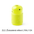 Objímka E27 kov dlouhý závit, barevná LU