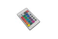 RGB LED ovladač s IR dálkovým ovládáním – 24 kláves, 12–24V DC