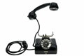 Historický telefon - lampička