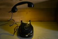 Designová lampička z historického telefonu