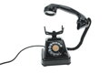 Designová lampička z historického telefonu