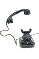Designová lampička z historického telefonu