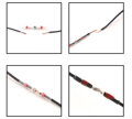 Spojka vodičů  smrštitelná  pro kabel 1,5-2,5 mm2