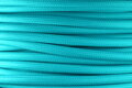 Textilní kabel Tyrkysová pastelová TR5305 opředený 2x0,75 a 3x0,75mm2