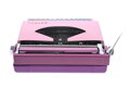 Psací stroj Consul Model 231.3 růžovo fialovo růžový