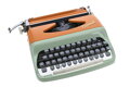 Psací stroj Consul oranžovozelinkavý 1531 REPASOVANÝ