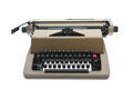 Psací stroj REMAGG válec velký A3 na výšku REPASOVANÝ béžovohnědý