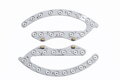 LED modul 24W (12W+12W) – tříbarevné přepínání, 246×102mm