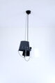 Kompletní set - stropní lampa ze zahradních kovových kyblíků.
