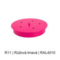 Kovový plochý baldachýn Ø 200 mm, 2–12 otvorů – barevný