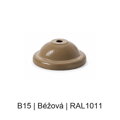 Baldachýn kov mini k lustrům Ø 70 mm, různé barvy