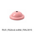 Baldachýn kov mini k lustrům Ø 70 mm, různé barvy