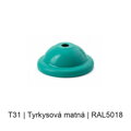 Baldachýn kov mini k lustrům Ø 70 mm, různé barvy