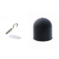 Baldachýn plast k lustrům průměr 65 mm Černý