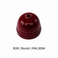 Porcelánový baldachýn se závitem Ø 65 mm – různé barvy