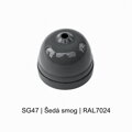 Porcelánový baldachýn se závitem Ø 65 mm – různé barvy
