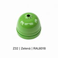 Porcelánový baldachýn se závitem Ø 65 mm – různé barvy