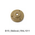 Baldachýn porcelánový glazovaný Ø 105 mm – různé barvy