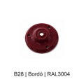 Baldachýn porcelánový glazovaný Ø 105 mm – různé barvy
