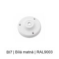 Baldachýn porcelánový glazovaný Ø 105 mm – různé barvy