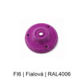 Baldachýn porcelánový glazovaný Ø 105 mm – různé barvy