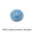Baldachýn porcelánový glazovaný Ø 105 mm – různé barvy