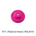 Baldachýn porcelánový glazovaný Ø 105 mm – různé barvy