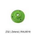 Baldachýn porcelánový glazovaný Ø 105 mm – různé barvy