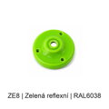 Baldachýn porcelánový glazovaný Ø 105 mm – různé barvy