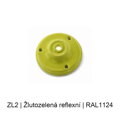 Baldachýn porcelánový glazovaný Ø 105 mm – různé barvy