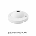 Baldachýn porcelánový glazovaný hladký Ø 77 mm – různé barvy