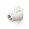 Porcelánové nástěnné svítidlo E27 – šikmé, bílé