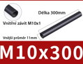 Spojovací trubička s vnitřním závitem M10x100