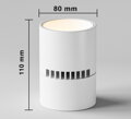 LED Bodové osvětlení polohovací EgoTrip Cup - White