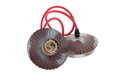 Set Lustr paprsky Rust car Style Blue Red Patina 